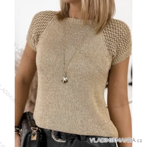 Tričko krátky rukáv dámske (S/M ONE SIZE) TALIANSKA MÓDA IMPGM238713
