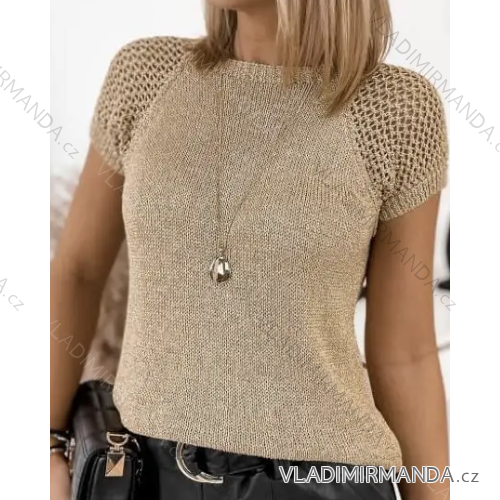 Tričko krátky rukáv dámske (S/M ONE SIZE) TALIANSKA MÓDA IMPGM238713