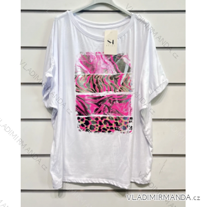 Tričko krátky rukáv dámske (S/M ONE SIZE) TALIANSKA MÓDA IMPSH2323063