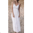 Šaty dlhé elegantné krajkové na ramienka dámske (S/M ONE SIZE) TALIANSKA MÓDA IMPSH238480