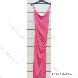 Šaty dlhé letné na ramienka dámske (S/M ONE SIZE) TALIANSKA MÓDA IMPSH233165