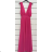 Šaty dlhé letné elegantné spoločenské bez rukávov dámske (S/M ONE SIZE) TALIANSKA MÓDA IMPSH237554