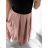 Sukňa dlhá satenová dámska (S/M ONE SIZE) TALIANSKA MÓDA IMM23HG2507/DUR S/M staroružová