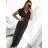 Šaty dlhé elegantné icecool bez rukávov dámske (M/L, XL/XXL) AINUOSI TALIANSKA MODA IMB237793